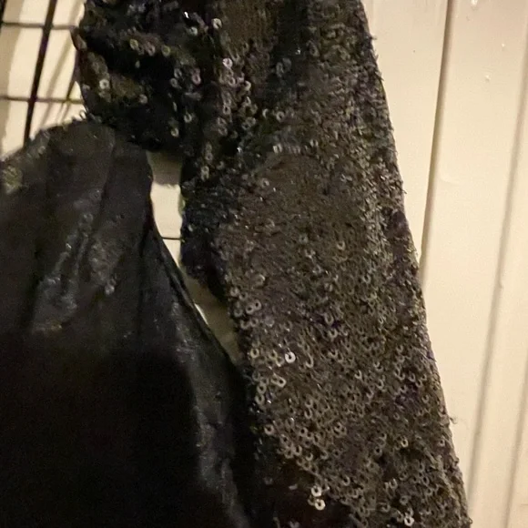 Asos luxe organza halter mini dress, off shoulder 😍 - Picture 4 of 15